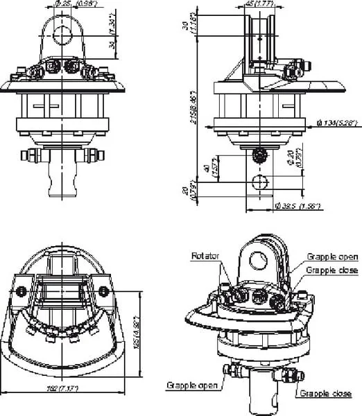 Baltrotors - GR10 - Baltrotors Rotator 10kN Shaft 39.5mm Hole 20m