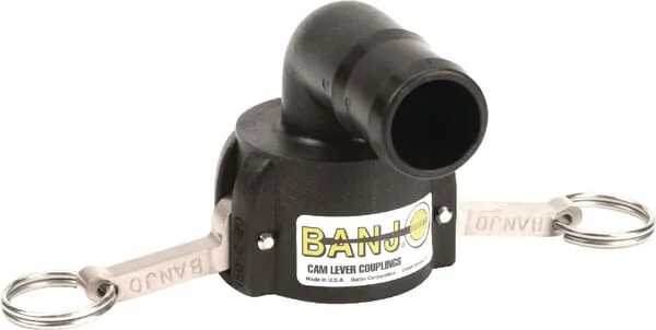 Banjo - 200C90 - Camlock 2" Female x 2" Hose End 90° Banjo