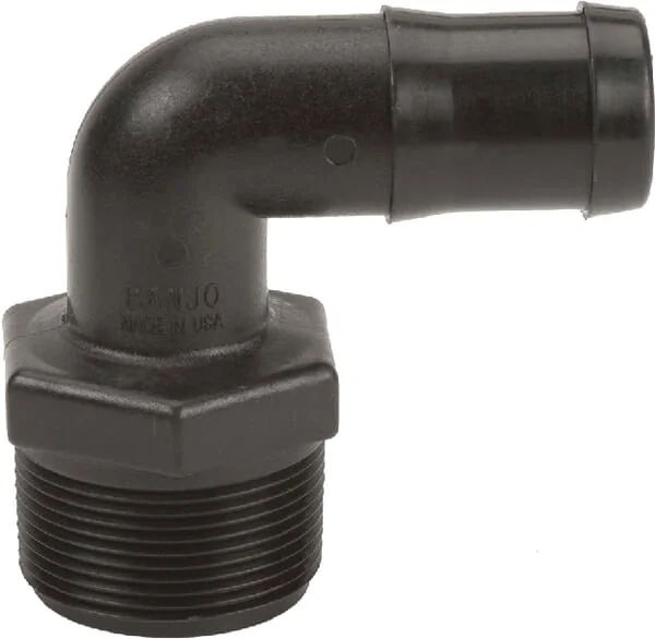 Banjo - HB15012590 - Hose Connection 1 1/2" NPT Male x 1 1/4" 90°