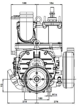 BATTIONI PAGANI - KPSB490MA100 - Vakuumpumpe 540 U/min