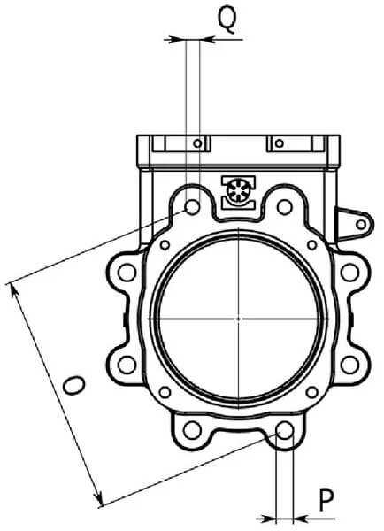Battioni Pagani - LVB100 - Gate Valve 4" Std. Locker Bidi Battioni Pagani