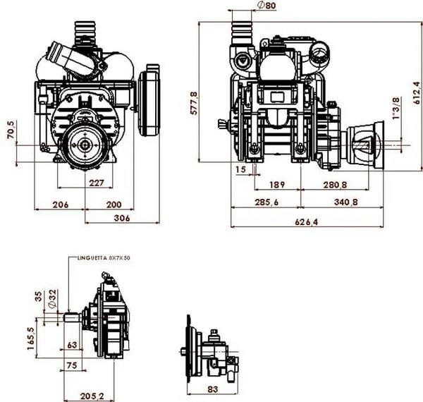 Battioni Pagani - MEC9000PAB - Vacuum Pump Pulley, Auto-lube And Ballast Battioni Pagani