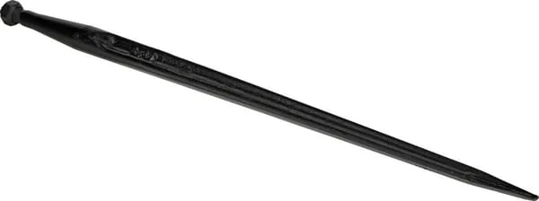 Battista Porteri - FT1 - Laderzinken Gerade Doppel-T-Profil 38x810mm Konische Spitze Mit Mutter M22x1.5 mm Schwarz