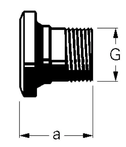 Bauer - 1100501 - Female Coupling 5 1/4" With Threaded End 5"