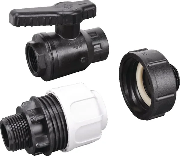 BDFast - 010156305Z4K000 - IBC Adaptor Set S60x6 - 25mm