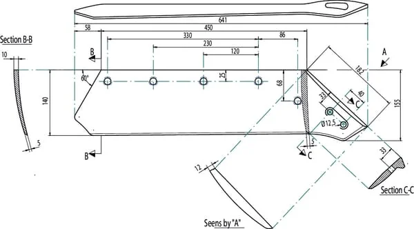 Bellota - KK073007BN - Share 18" LH
