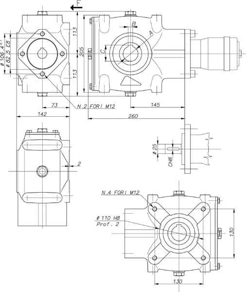 Berma - RT120401SAE6B - Gearbox