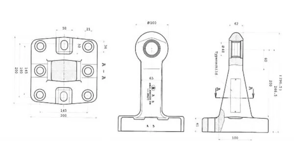 Bernhofer Gesenkschmiede - 30000889 - Towing Eye With Flange