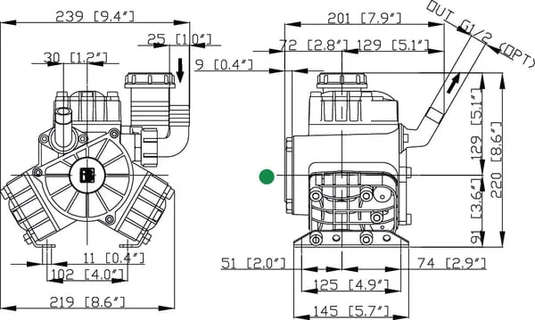 Bertolini - 036014973VF - Pump PA 330.1-VF Bertolini