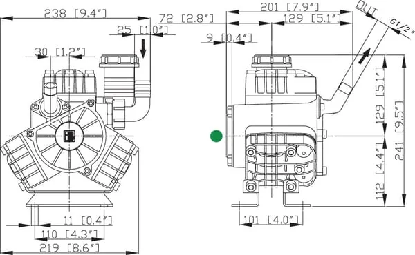 Bertolini - 037007973VF - Pump PA 430.1-VF Bertolini