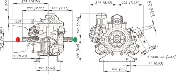 Bertolini - 486050973VD - IDB 1250-VD Bertolini Pump