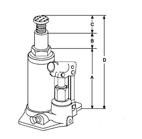 Big Red - TH91204 - Hydraulic Jack 12 t