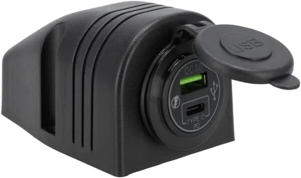 Blaupunkt - GSM053 - USB-C + USB-A Socket 12/24V Surface Mount