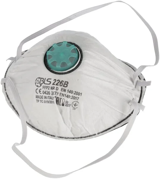 BLS - BLS8006154P010 - BLS 226B FFP2 NR D Carbon, Valved 10pcs