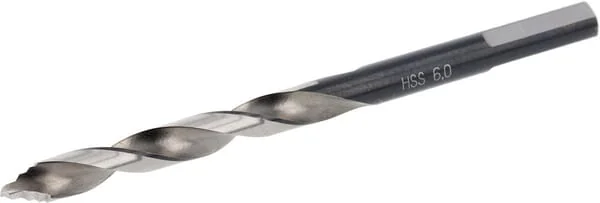 Bohrcraft - 12020700600 - Drill 6.0 mm HSS-DIN 338-G Turbo Step