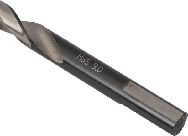 Bohrcraft - 12020700900 - Drill 9.0 mm HSS-DIN 338-G Turbo Step