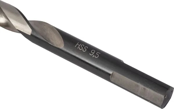 Bohrcraft - 12020700950 - Drill 9.5 mm HSS-DIN 338-G Turbo Step