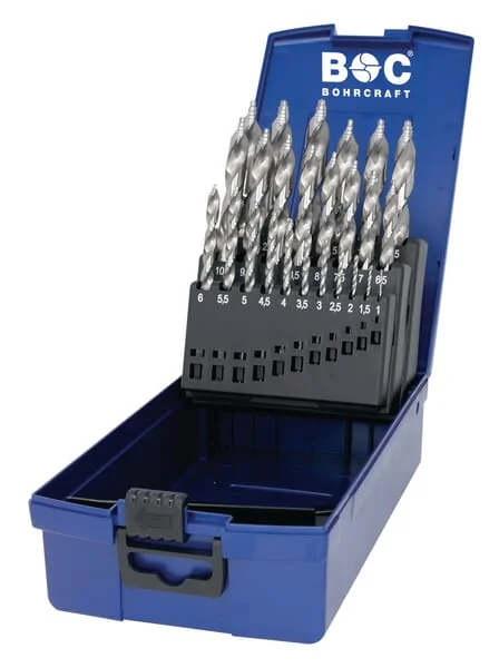 Bohrcraft - 12021330025 - Drill Set 25 pcs. HSS-DIN 338-G Turbo Step