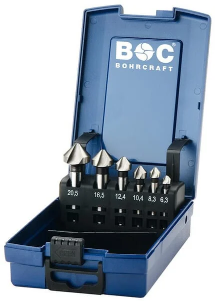 Bohrcraft - 17001330005 - Counter Sink Set, 5 Pieces 6.3-25