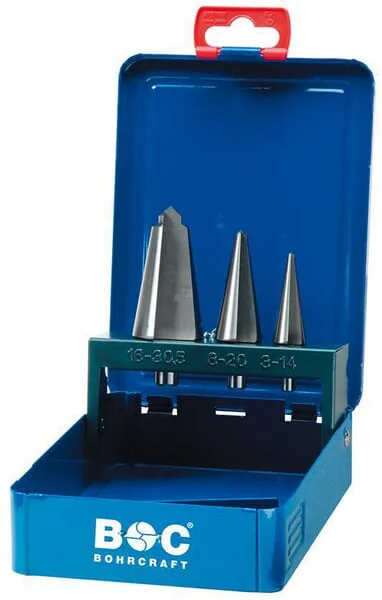 Bohrcraft - 17401410003 - Drill Bit Short Conical 3 Piece