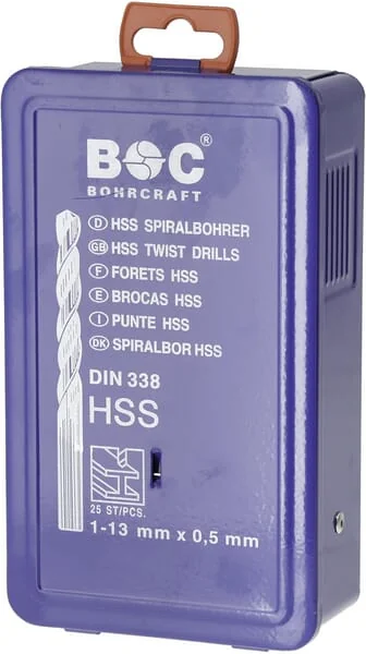 Bohrcraft - SE1456EBOH - Metal Drill Set HSS 1 TO 13