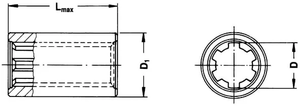 Bondioli Pavesi - 226000304R05 - Splined Hub 1-3/8z6 L=60