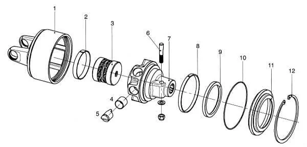 Bondioli Pavesi - 408000046R02 - Taper Pin 1-3/4Z6-Z20