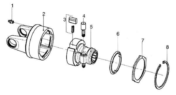 Bondioli Pavesi - 4210E0001R03 - Cam With Springs