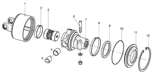 Bondioli Pavesi - 421167001R - Spring Set 3000 NM For LR 2