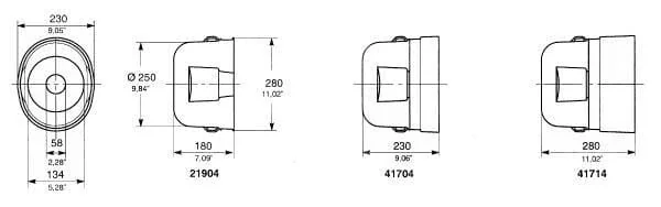 Bondioli Pavesi - 517000E04CE - Guard Cone