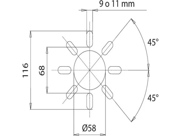 Bondioli Pavesi - 517000G03CE - Guard Cone D=150/203 L=190