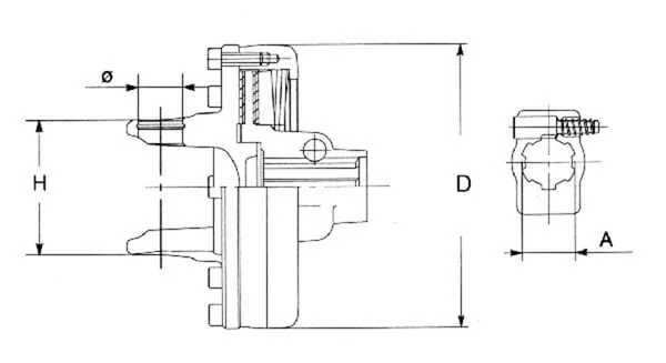 Bondioli Pavesi - 661G51303R - Clutch FV34 S5/S6/105