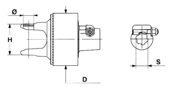 Bondioli Pavesi - 6WH266905R - Coupling LR24 2600 nm 1.3/4Z6