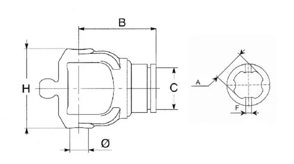 Bondioli Pavesi - CS4GWW49WR7 - Wide-Angle Joint S6