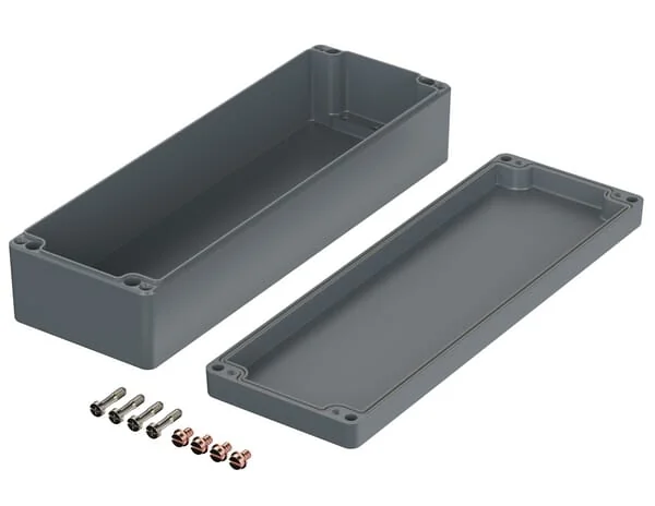 BOPLA - A124 - Mounting box 120 * 360 * 80 mm aluminum