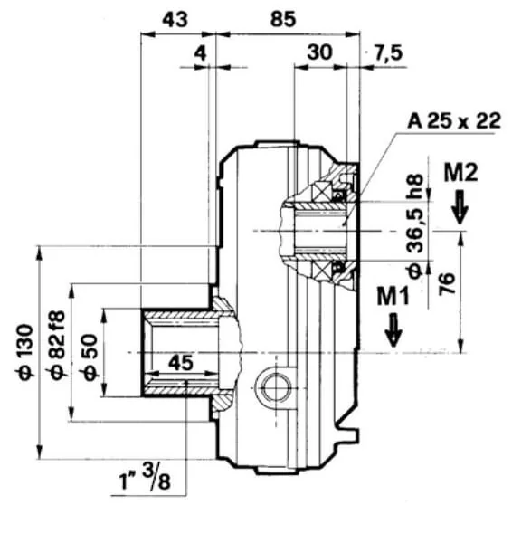 Borelli - GBF20S335 - Borelli Gearbox GBF-20-S-3-3.5