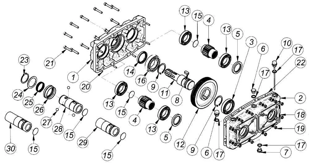 Borelli - GBF30D230 - Borelli Gearbox GBF-30-D-2-3.0 (B)