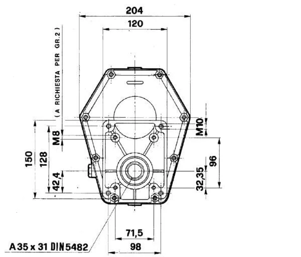 Borelli - GBF30S110 - Gearbox GBF-30-S-1-1.0 (M/GR3)