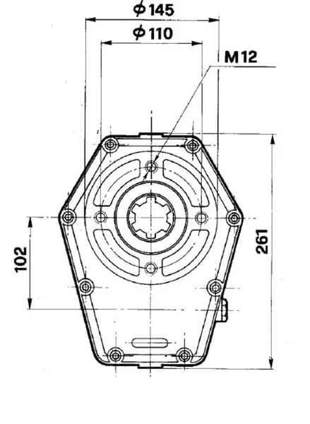 Borelli - GBF30S225 - Borelli Gearbox GBF-30-S-2-2.5 (F/Gr3)