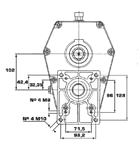 Borelli - GBF30ST635 - GBF-30-ST-6-3.5 Pre Stage Gearbox