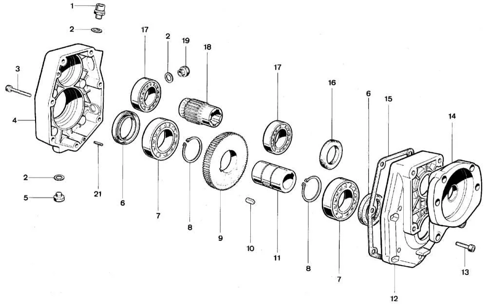 Borelli - GBR20ST433 - Gearbox GBR-20-ST-4-0