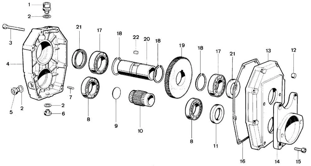 Borelli - GBR30ST426 - Gearbox GBR-30-ST-4-0.26