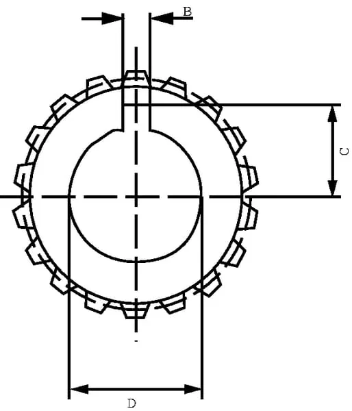 Borelli - MO3018B - Coupling Sleeve Gr 5/z=18 1:5