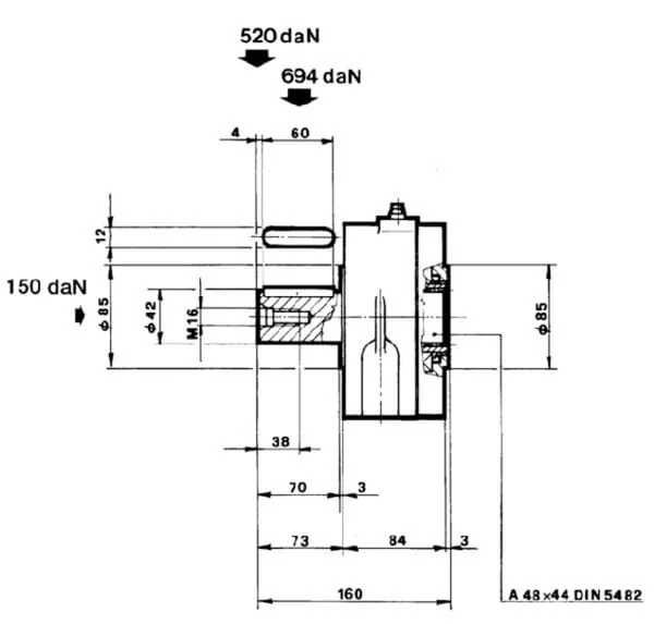 Borelli - SU9FLENS1 - Flange Front Bearing Su Universal SAE B