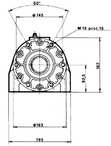 Borelli - SU9FLENS1 - Flange Front Bearing Su Universal SAE B