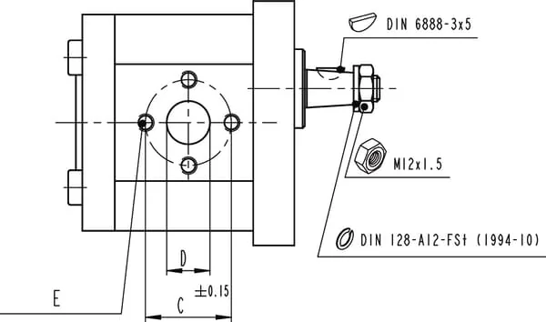 Bosch Rexroth - 0510325308 - Gear Pump AZPF-11-005-L