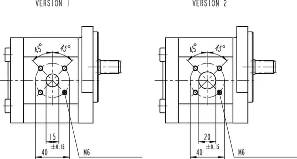 Bosch Rexroth - 0510525020 - Hydraulic Pump AZPF-10-014-R