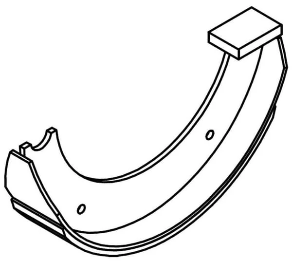 BPW - 0203384400 - Brake Shoes