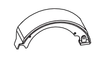 BPW - 0203384400 - Brake Shoes