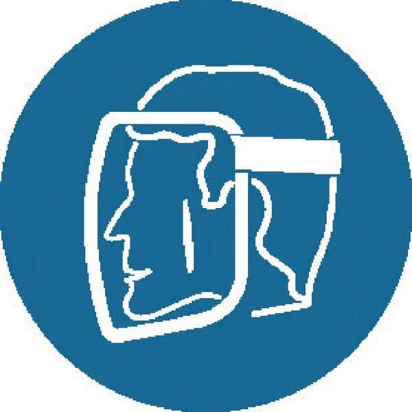 Brady - WB250129 - Sticker Mandatory Sign PPE Protection Diameter 100mm Brady